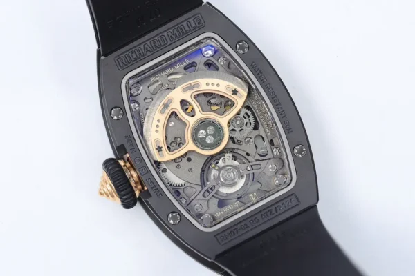 DONG HO NU RICHARD MILLE RM07 REPLICA VO GOM DEN MAT SO DEN DINH DA ZF FACTORY 31.5MM x 12MM 3