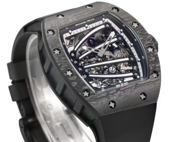 DONG HO RICHARD MILLE RM59 01 CHE TAC VO CARBON DEN MAT SO MAU DEN TOURBILLON 43x50MM 5