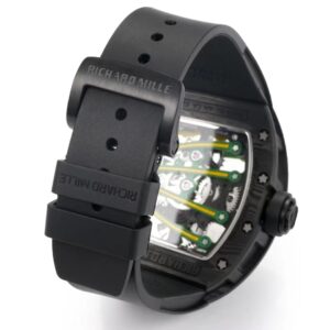 DONG HO RICHARD MILLE RM59 01 REP 11 VO CARBON DEN MAT XANH LA TOURBILLON 43X50MM 2