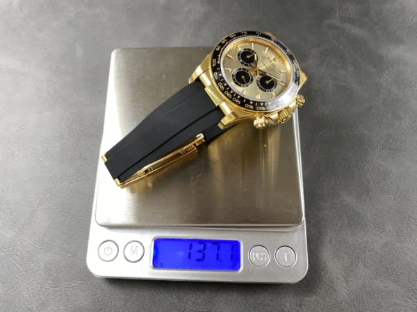 DONG HO ROLEX COSMOGRAPH DAYTONA M126518LN 0012 REP MA VANG DAY OYSTERFLEX VS FACTORY 10