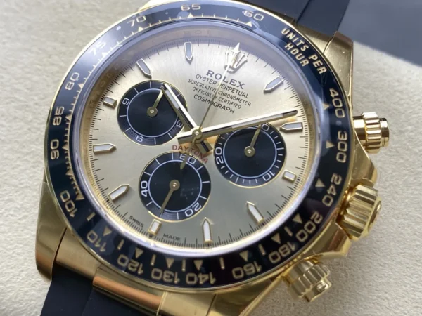 DONG HO ROLEX COSMOGRAPH DAYTONA M126518LN 0012 REP MA VANG DAY OYSTERFLEX VS FACTORY 5
