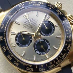 DONG HO ROLEX COSMOGRAPH DAYTONA M126518LN 0012 REP MA VANG DAY OYSTERFLEX VS FACTORY 7