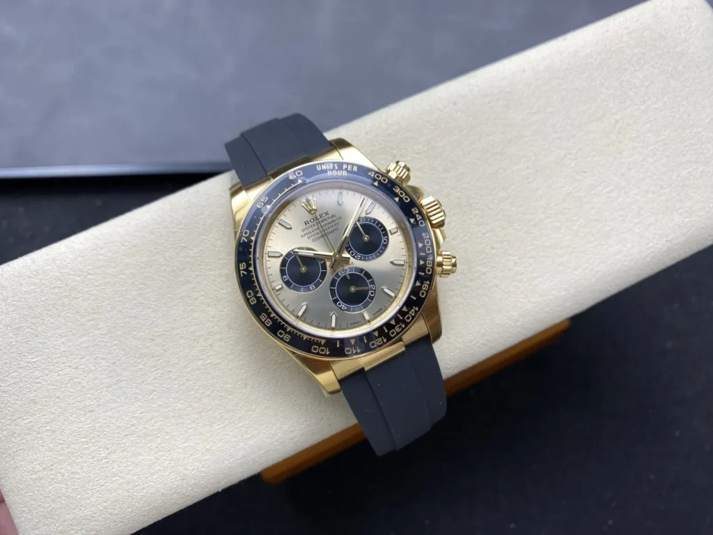 DONG HO ROLEX COSMOGRAPH DAYTONA M126518LN 0012 REP MA VANG DAY OYSTERFLEX VS FACTORY 8