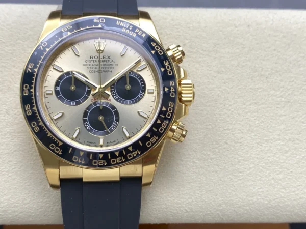 DONG HO ROLEX COSMOGRAPH DAYTONA M126518LN 0012 REP MA VANG DAY OYSTERFLEX VS FACTORY 9