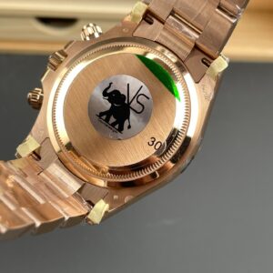 DONG HO ROLEX DAYTONA 126505 0003 REPLICA CHRONOGRAPH MA VANG HONG MAT SUNDUST 40MM 4