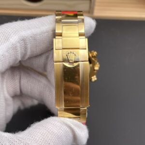 DONG HO ROLEX DAYTONA 126508 0006 BEST REPLICA MA VANG MAT SO MAU VANG 40MM 3