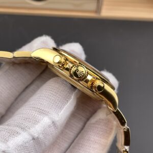 DONG HO ROLEX DAYTONA 126508 0006 BEST REPLICA MA VANG MAT SO MAU VANG 40MM 7