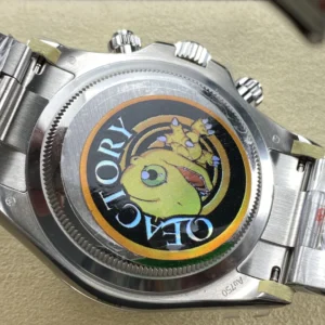 DONG HO ROLEX DAYTONA 126509 0005 CHE TAC MAT SO MAU XANH COC DA QUANG DAY THEP QF FACTORY 40MM 3