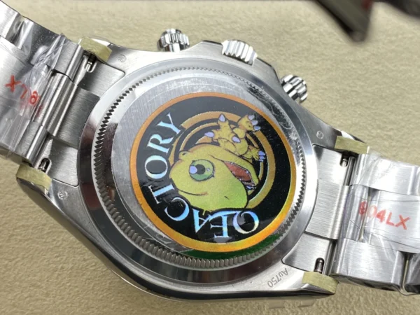 DONG HO ROLEX DAYTONA 126509 0005 CHE TAC MAT SO MAU XANH COC DA QUANG DAY THEP QF FACTORY 40MM 3