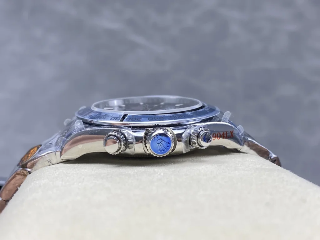 DONG HO ROLEX DAYTONA 126509 0005 CHE TAC MAT SO MAU XANH COC DA QUANG DAY THEP QF FACTORY 40MM 5