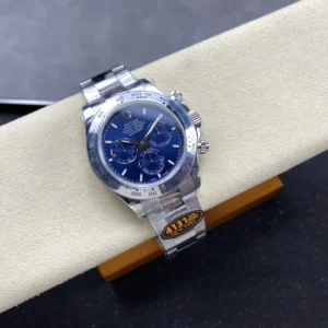 DONG HO ROLEX DAYTONA 126509 0005 CHE TAC MAT SO MAU XANH COC DA QUANG DAY THEP QF FACTORY 40MM 9