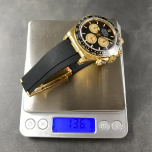 DONG HO ROLEX DAYTONA COSMOGRAPH M126518LN 0004 REPLICA 11 MA VANG MAT SO DEN COC DA QUANG VS FACTORY 40MM 10