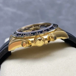 DONG HO ROLEX DAYTONA COSMOGRAPH M126518LN 0004 REPLICA 11 MA VANG MAT SO DEN COC DA QUANG VS FACTORY 40MM 4