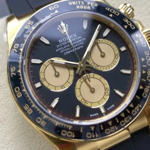 DONG HO ROLEX DAYTONA COSMOGRAPH M126518LN 0004 REPLICA 11 MA VANG MAT SO DEN COC DA QUANG VS FACTORY 40MM 6