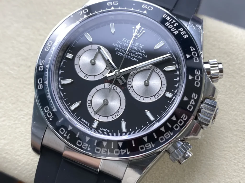 DONG HO ROLEX DAYTONA COSMOGRAPH M126519LN 0002 CHE TAC MAT SO DEN COC DA QUANG DAY OYSTERFLEX VS FACTORY 40MM 4