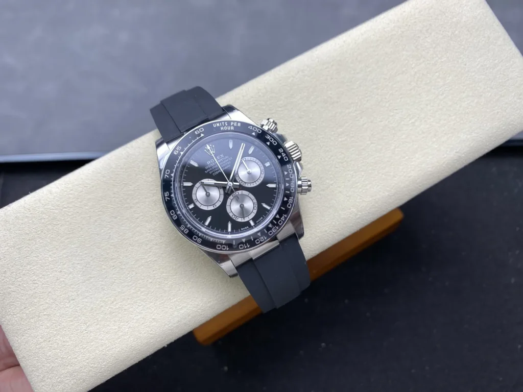 DONG HO ROLEX DAYTONA COSMOGRAPH M126519LN 0002 CHE TAC MAT SO DEN COC DA QUANG DAY OYSTERFLEX VS FACTORY 40MM 7