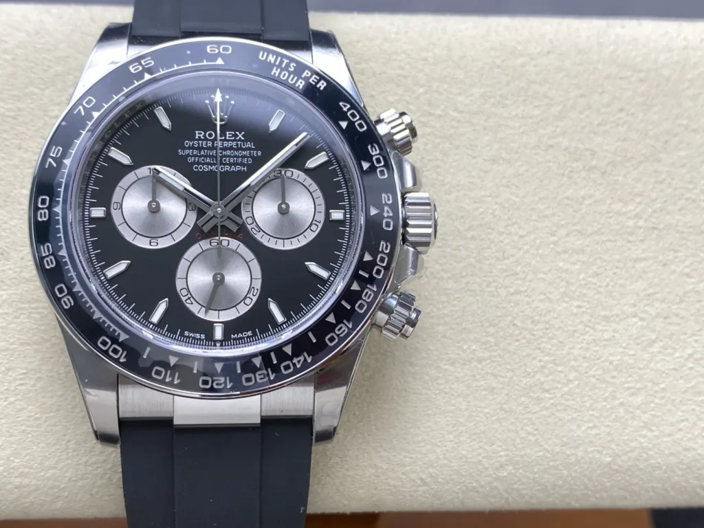 DONG HO ROLEX DAYTONA COSMOGRAPH M126519LN 0002 CHE TAC MAT SO DEN COC DA QUANG DAY OYSTERFLEX VS FACTORY 40MM 8