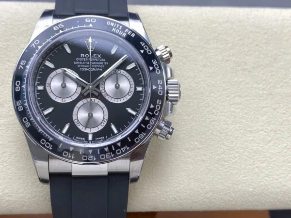 DONG HO ROLEX DAYTONA COSMOGRAPH M126519LN 0002 CHE TAC MAT SO DEN COC DA QUANG DAY OYSTERFLEX VS FACTORY 40MM 8