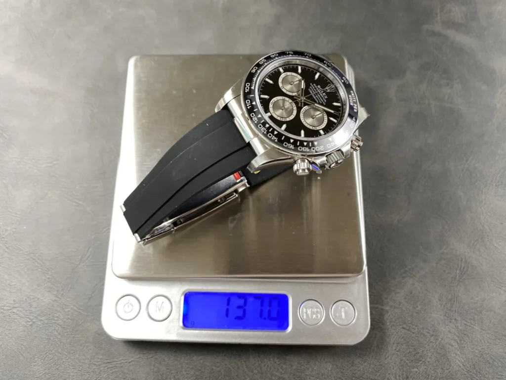 DONG HO ROLEX DAYTONA COSMOGRAPH M126519LN 0002 CHE TAC MAT SO DEN COC DA QUANG DAY OYSTERFLEX VS FACTORY 40MM 9