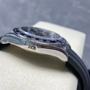 DONG HO ROLEX DAYTONA COSMOGRAPH M126519LN 0004 REPLICA MAT SO DEN COC DINH DA DAY OYSTERFLEX VS FACTORY 40MM 5