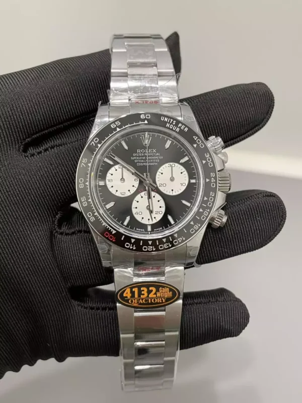DONG HO ROLEX DAYTONA LE MANS 126529LN REPLICA 11 MAT SO MAU DEN DAY OYSTER QF FACTORY 40MM 2