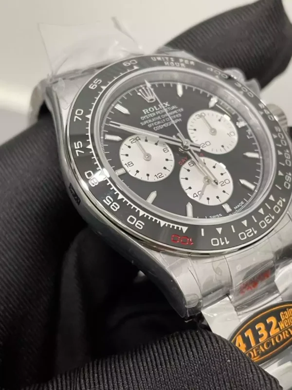 DONG HO ROLEX DAYTONA LE MANS 126529LN REPLICA 11 MAT SO MAU DEN DAY OYSTER QF FACTORY 40MM 6