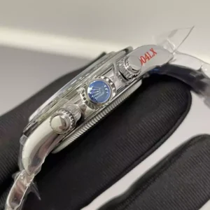 DONG HO ROLEX DAYTONA LE MANS 126529LN REPLICA 11 MAT SO MAU DEN DAY OYSTER QF FACTORY 40MM 7