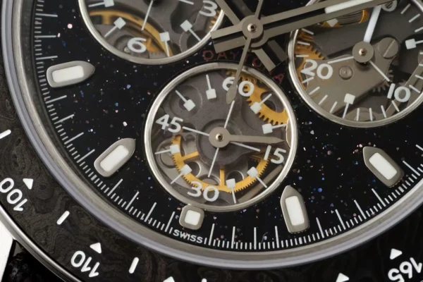 DONG HO ROLEX DAYTONA VENTURA BY ARTISANS DE GENEVE CHE TAC CAO CAP DAY OYSTER FLEX CHRONOGRAPH 40MM 6