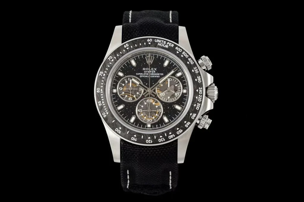 DONG HO ROLEX DAYTONA VENTURA BY ARTISANS DE GENEVE CHE TAC CAO CAP DAY OYSTER FLEX CHRONOGRAPH 40MM 9