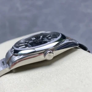 DONG HO ROLEX OYSTER PERPETUAL M124300 0002 REPLICA CAO CAP MAT SO MAU DEN 36 42MM 4