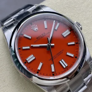 DONG HO ROLEX OYSTER PERPETUAL M124300 0007 REPLICA CAO CAP MAT SO MAU DO VS FACTORY 42MM 6