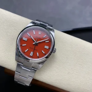 DONG HO ROLEX OYSTER PERPETUAL M124300 0007 REPLICA CAO CAP MAT SO MAU DO VS FACTORY 42MM 8