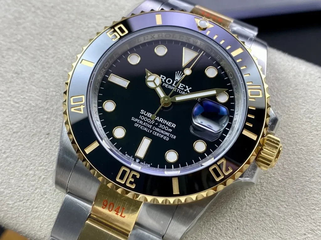 DONG HO ROLEX SUBMARINER 126613LN REPLICA VO GOM DEN MAT SO MAU DEN VS FACTORY 41MM 5