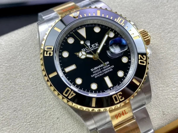 DONG HO ROLEX SUBMARINER 126613LN REPLICA VO GOM DEN MAT SO MAU DEN VS FACTORY 41MM 7