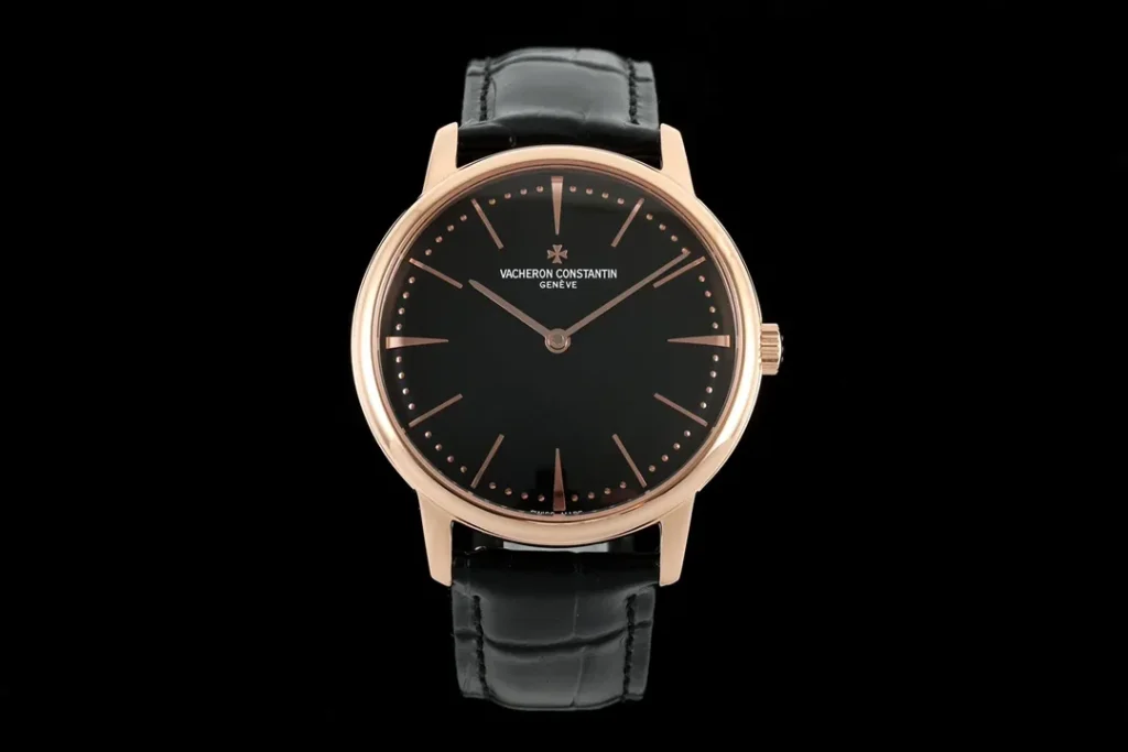 DONG HO VACHERON CONSTANTIN PATRIMONY 81180R REP 11 MA VANG HONG MAT DEN DAY DA KZ FACTORY 40MM 1
