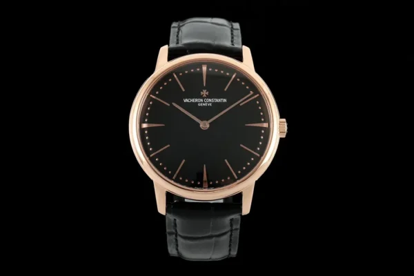 DONG HO VACHERON CONSTANTIN PATRIMONY 81180R REP 11 MA VANG HONG MAT DEN DAY DA KZ FACTORY 40MM 1