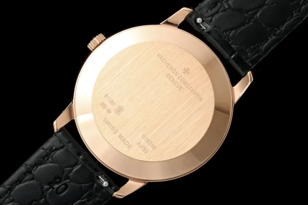 DONG HO VACHERON CONSTANTIN PATRIMONY 81180R REP 11 MA VANG HONG MAT DEN DAY DA KZ FACTORY 40MM 3