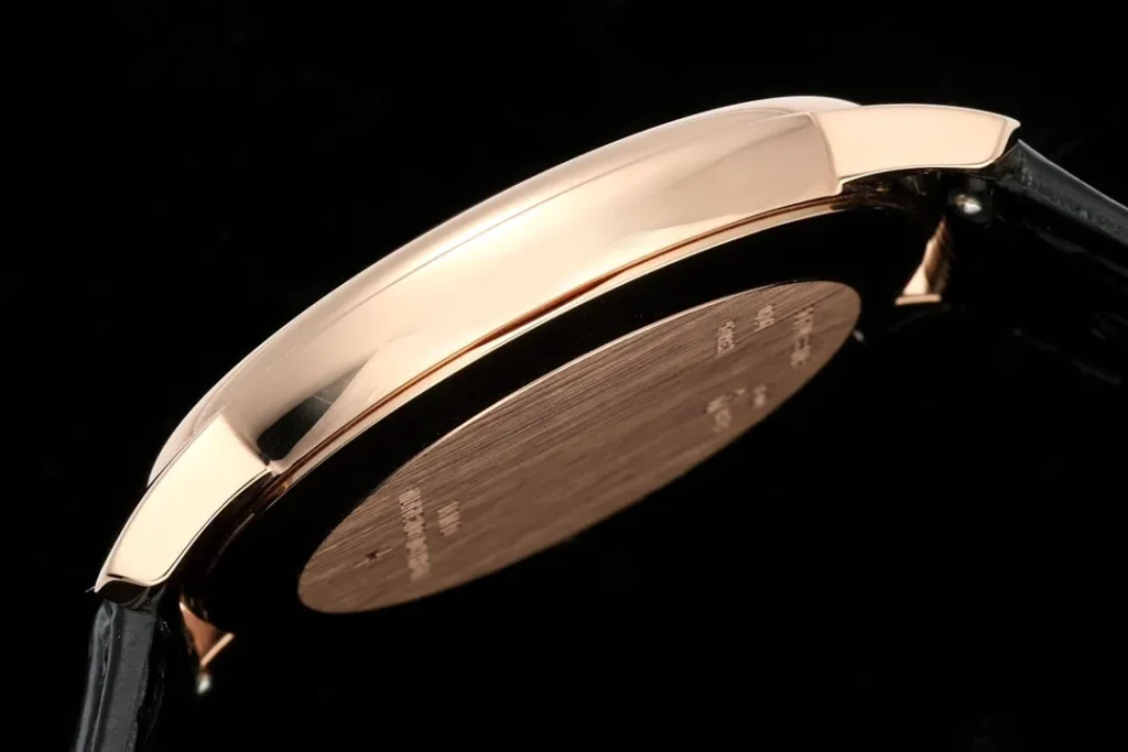 DONG HO VACHERON CONSTANTIN PATRIMONY 81180R REP 11 MA VANG HONG MAT DEN DAY DA KZ FACTORY 40MM 4