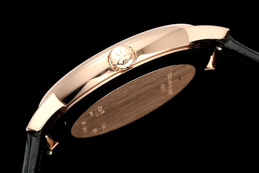 DONG HO VACHERON CONSTANTIN PATRIMONY 81180R REP 11 MA VANG HONG MAT DEN DAY DA KZ FACTORY 40MM 5