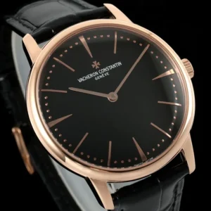 DONG HO VACHERON CONSTANTIN PATRIMONY 81180R REP 11 MA VANG HONG MAT DEN DAY DA KZ FACTORY 40MM 9