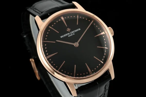 DONG HO VACHERON CONSTANTIN PATRIMONY 81180R REP 11 MA VANG HONG MAT DEN DAY DA KZ FACTORY 40MM 9