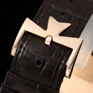 DONG HO VACHERON CONSTANTIN PATRIMONY 81180R REPLICA 11 MA VANG HONG MAT SO MAU TRANG DAY DA KZ FACTORY 40MM 2