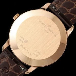 DONG HO VACHERON CONSTANTIN PATRIMONY 81180R REPLICA 11 MA VANG HONG MAT SO MAU TRANG DAY DA KZ FACTORY 40MM 3