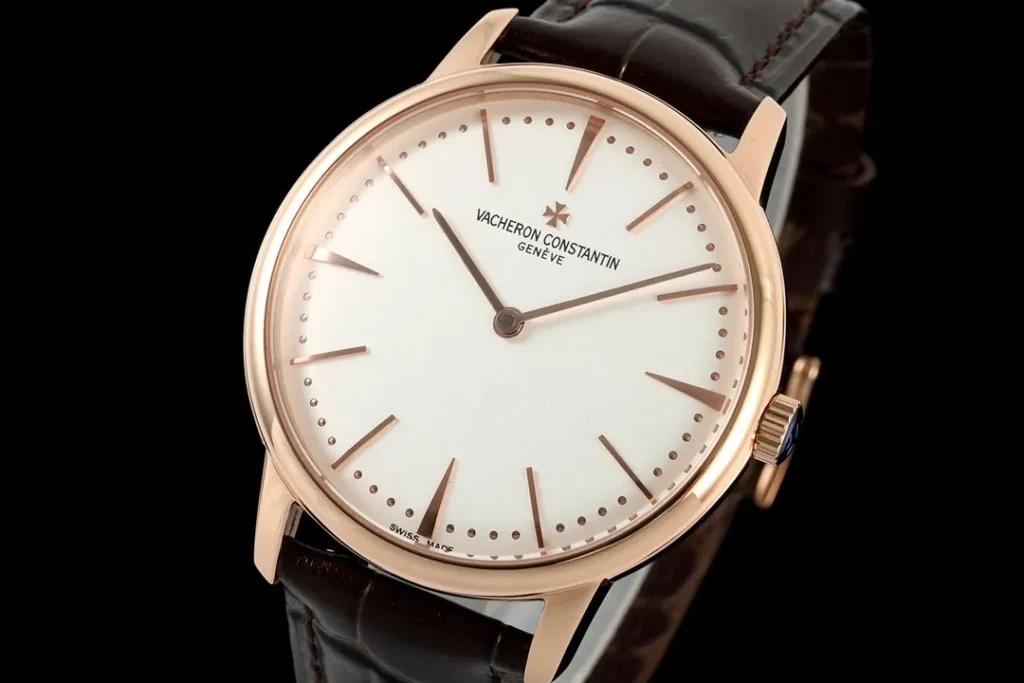 DONG HO VACHERON CONSTANTIN PATRIMONY 81180R REPLICA 11 MA VANG HONG MAT SO MAU TRANG DAY DA KZ FACTORY 40MM 8