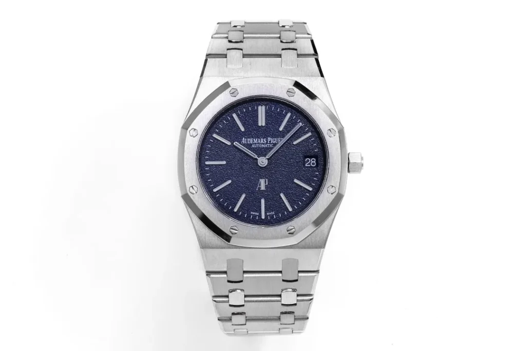 Dong Ho Audemars Piguet Royal Oak Jumbo Extra Thin 16202BC Rep 11 Mat Xanh 39mm 1
