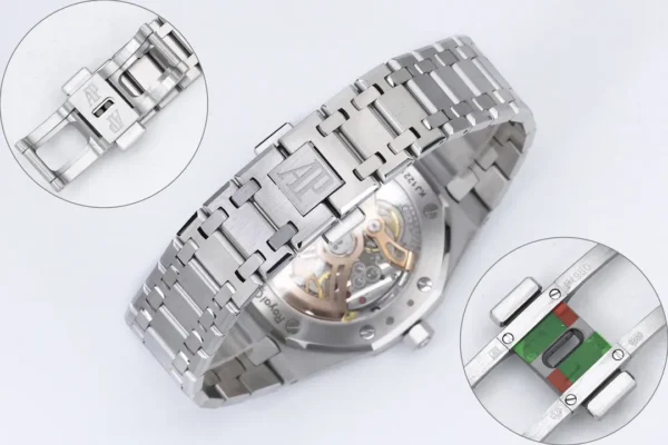 Dong Ho Audemars Piguet Royal Oak Jumbo Extra Thin 16202BC Rep 11 Mat Xanh 39mm 2