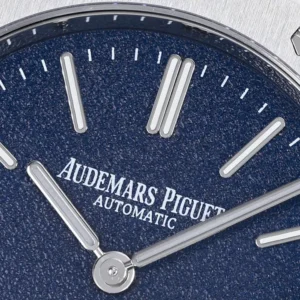 Dong Ho Audemars Piguet Royal Oak Jumbo Extra Thin 16202BC Rep 11 Mat Xanh 39mm 6