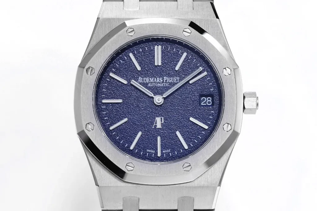 Dong Ho Audemars Piguet Royal Oak Jumbo Extra Thin 16202BC Rep 11 Mat Xanh 39mm 8