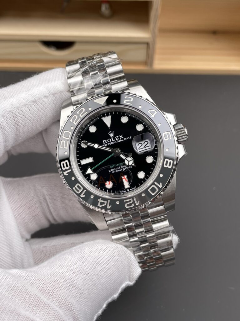 ROLEX GMT MASTER II BRUCE WAYNE REPLICA WATCHES VS FACTORY 40MM 7