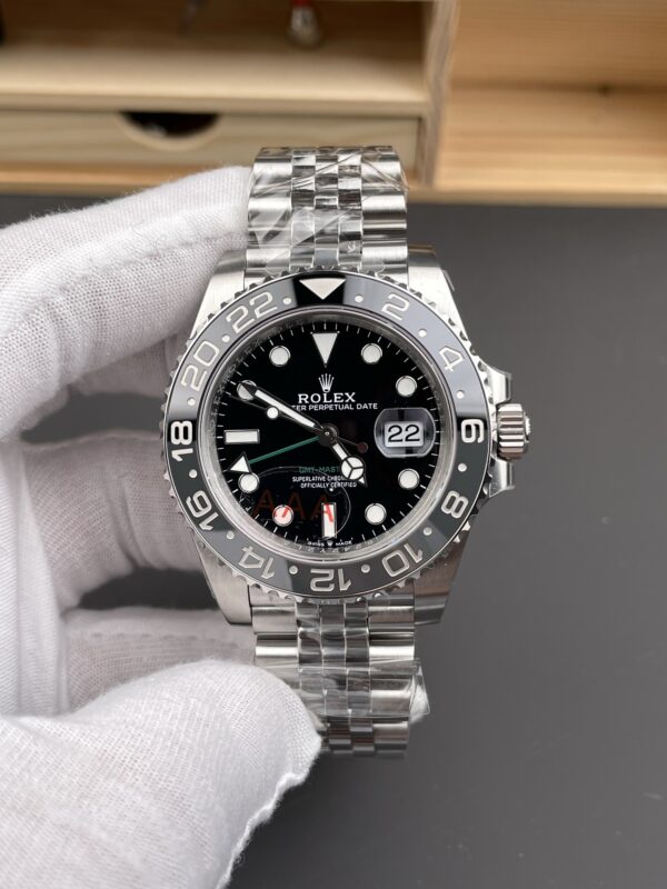 ROLEX GMT MASTER II BRUCE WAYNE REPLICA WATCHES VS FACTORY 40MM 8
